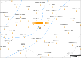 map of Qianmatou