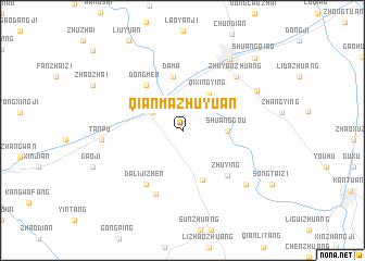 map of Qianmazhuyuan