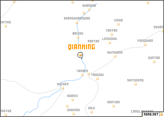 map of Qianming