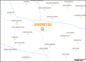 map of Qianmotou