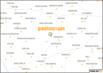 map of Qianningyuan