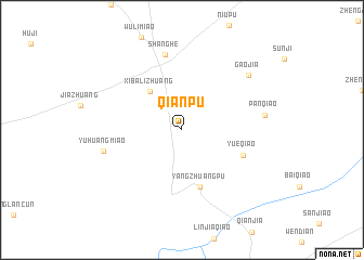 map of Qianpu