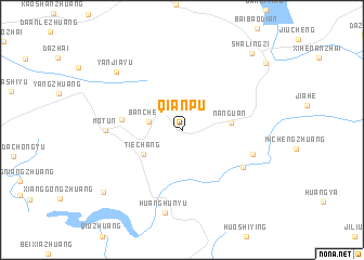 map of Qianpu