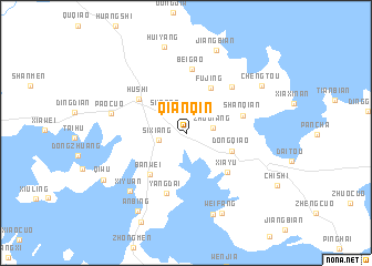 map of Qianqin