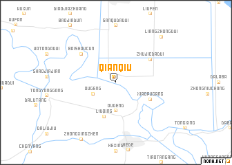 map of Qianqiu