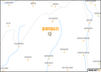 map of Qianquzi