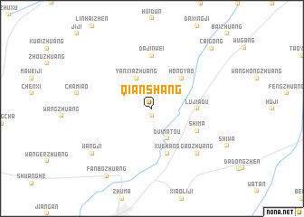 map of Qianshang