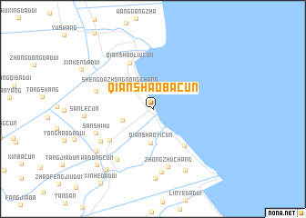 map of Qianshaobacun