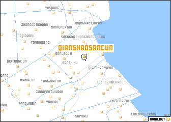 map of Qianshaosancun