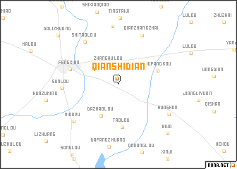 map of Qianshidian