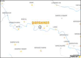 map of Qianshimen
