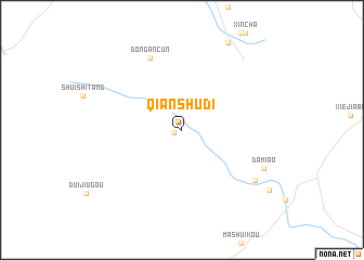 map of Qianshudi