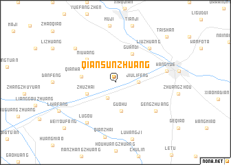 map of Qiansunzhuang