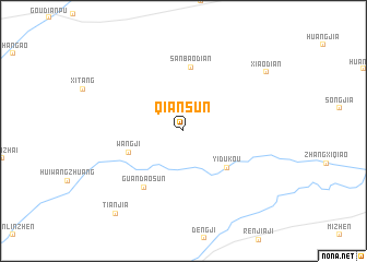 map of Qiansun