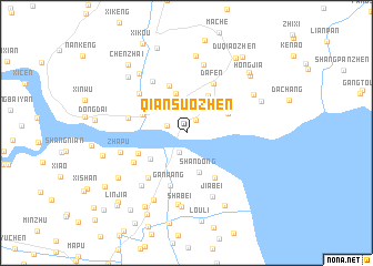 map of Qiansuozhen