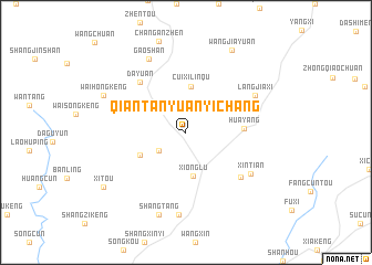 map of Qiantanyuan Yichang