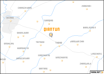 map of Qiantun