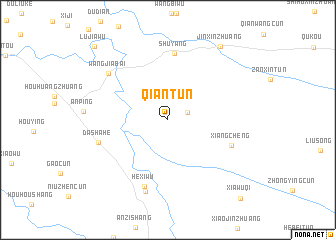 map of Qiantun