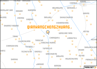 map of Qianwangchengzhuang