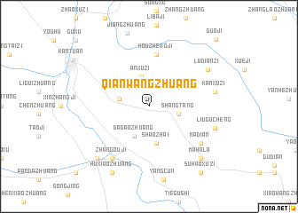 map of Qianwangzhuang