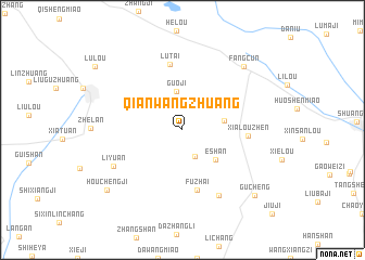 map of Qianwangzhuang