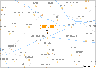 map of Qianwang