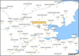 map of Qianwang