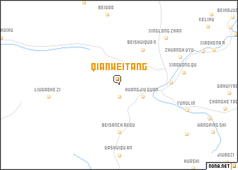 map of Qianweitang