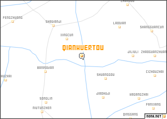 map of Qianwu\