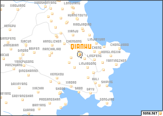 map of Qianwu