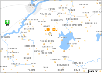 map of Qianxu