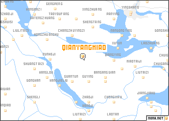 map of Qianyangmiao