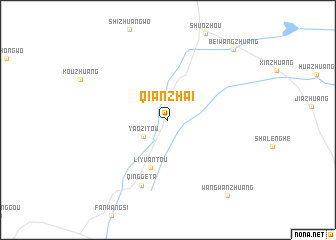 map of Qianzhai