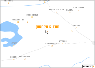 map of Qianzilaitun