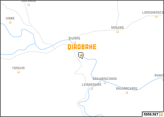 map of Qiaobahe
