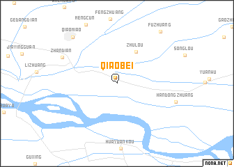 map of Qiaobei