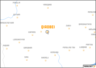 map of Qiaobei