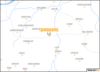 map of Qiaodong