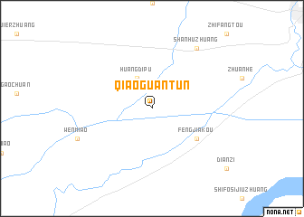 map of Qiaoguantun