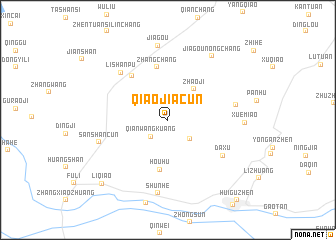 map of Qiaojiacun