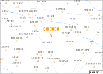map of Qiaokou