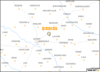 map of Qiaokou