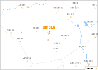 map of Qiaole