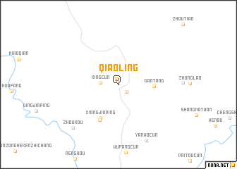 map of Qiaoling