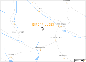 map of Qiaomailuozi