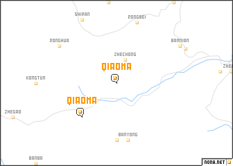 map of Qiaoma