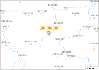 map of Qiaonaoke