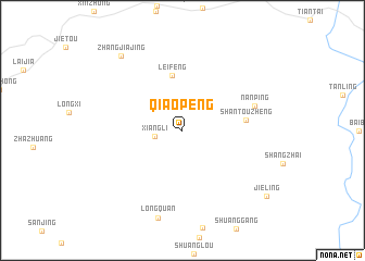 map of Qiaopeng