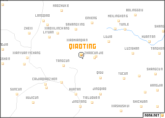 map of Qiaoting