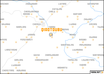 map of Qiaotoubu